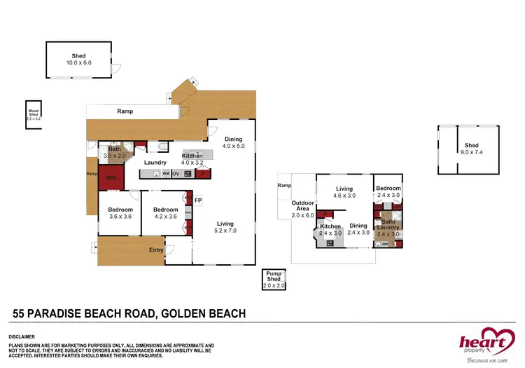 Floorplan of Homely house listing, 55 Paradise Beach Road, Golden Beach VIC 3851