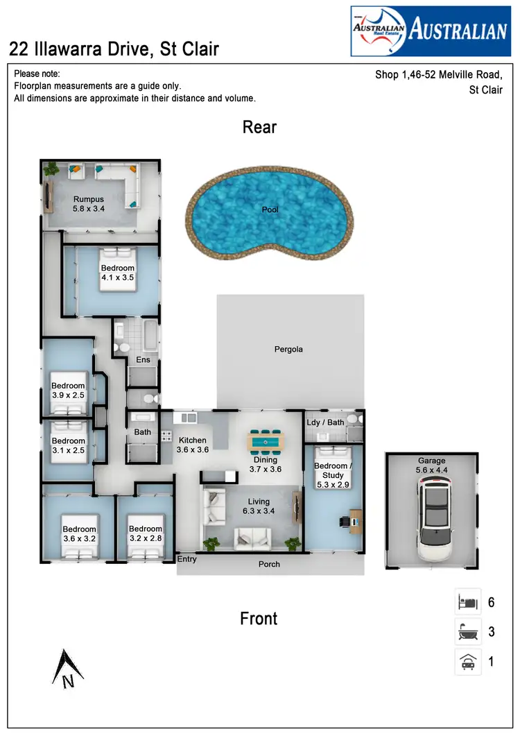 Floorplan of Homely house listing, 22 Illawarra Drive, St Clair NSW 2759