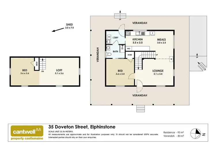 Floorplan of Homely house listing, 35 Doveton Street, Elphinstone VIC 3448