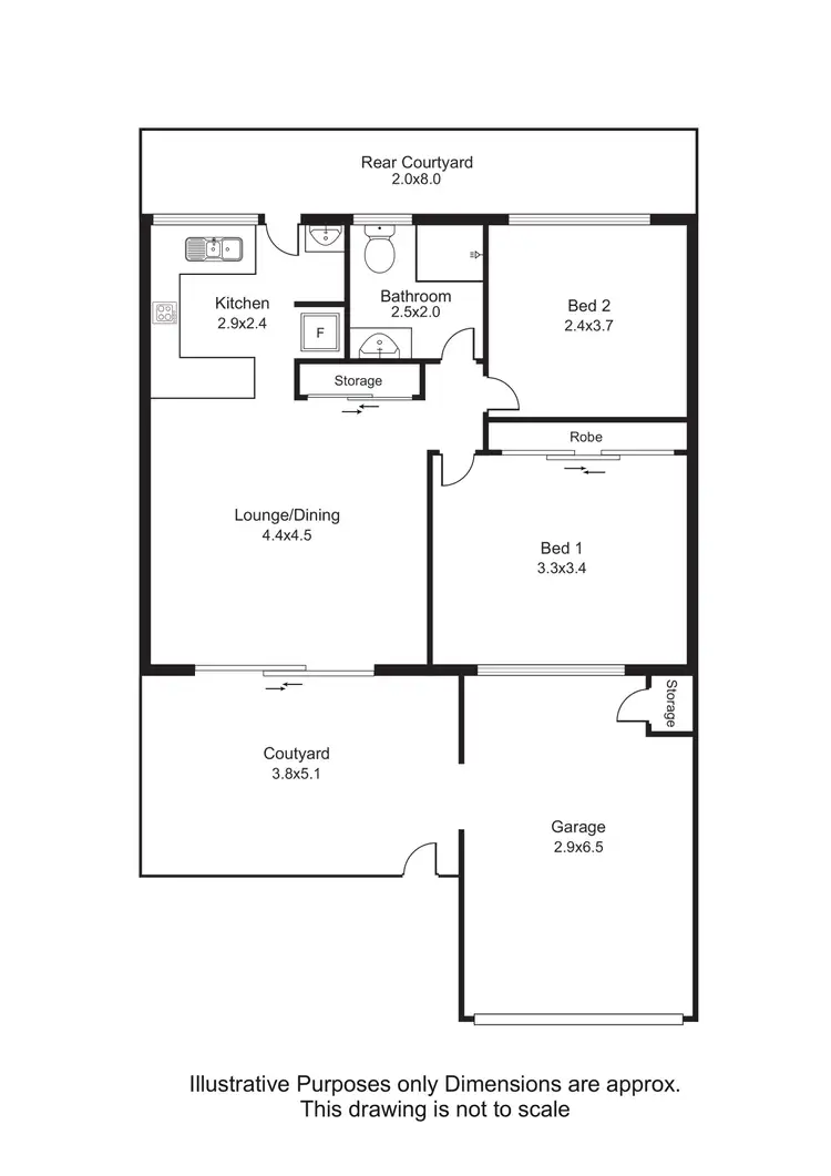 Floorplan of Homely unit listing, 12-16 Cannon Street, Manunda QLD 4870