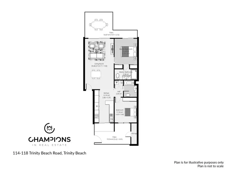 Floorplan of Homely apartment listing, 41/114-118 Trinity Beach Road, Trinity Beach QLD 4879