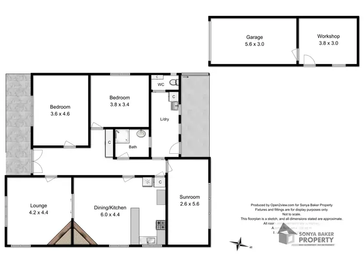 Floorplan of Homely house listing, 51 Goldie Street, Wynyard TAS 7325