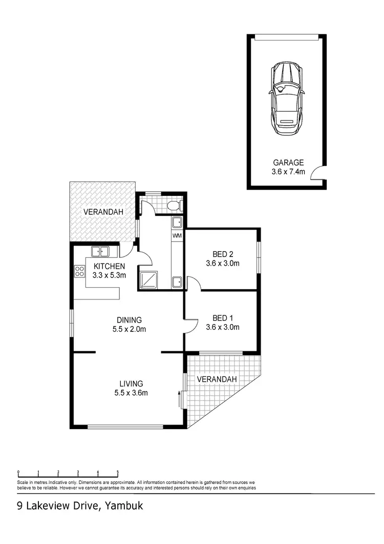 Floorplan of Homely house listing, 9 Lake View Drive, Yambuk VIC 3285