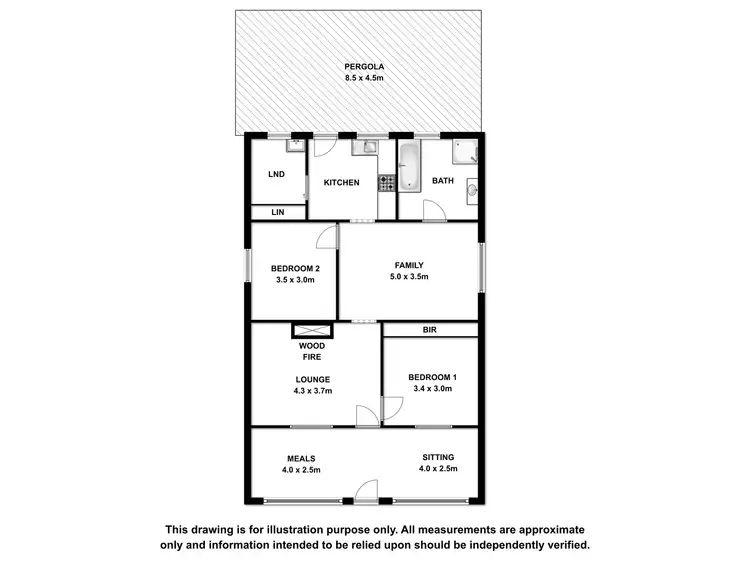 Floorplan of Homely house listing, 17 Meylin Street, Port Macdonnell SA 5291