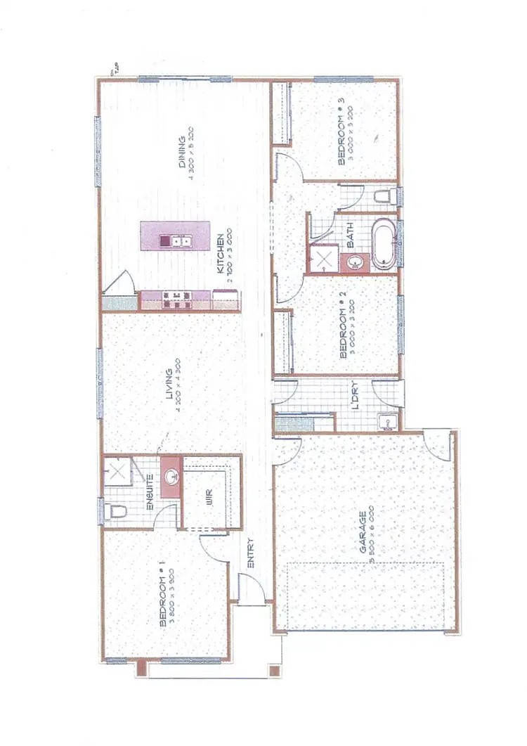 Floorplan of Homely house listing, 3 Hogan Court, Drouin VIC 3818