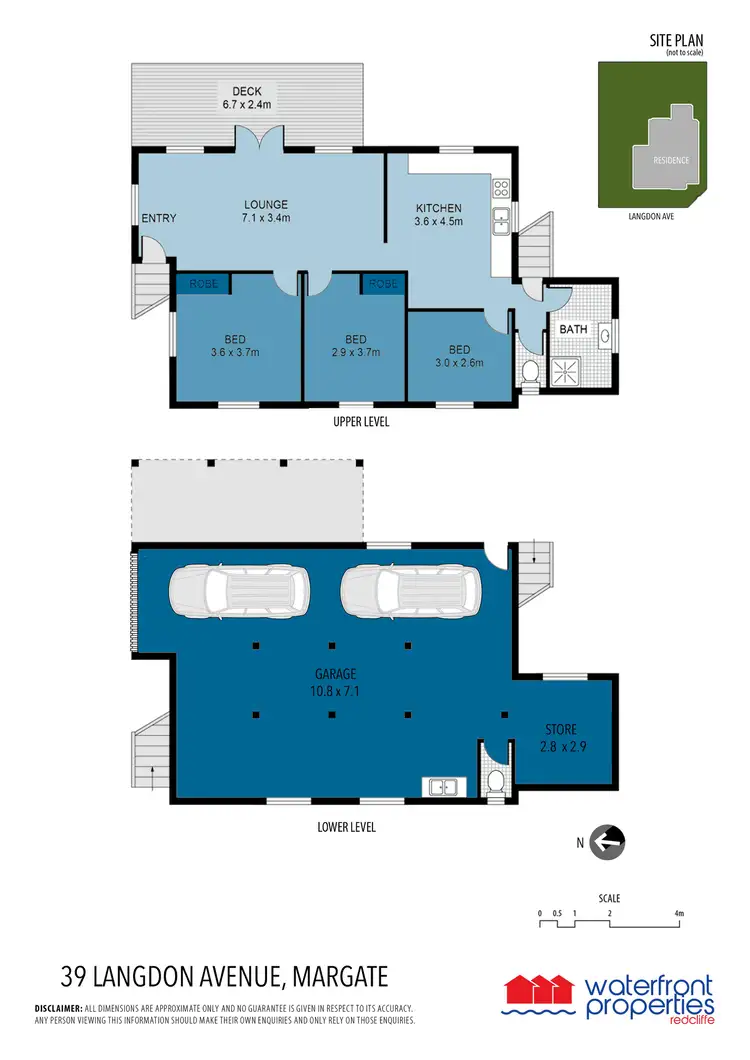 Floorplan of Homely house listing, 39 LANGDON AVENUE, Margate QLD 4019