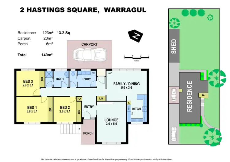 Floorplan of Homely house listing, 2 Hastings Square, Warragul VIC 3820
