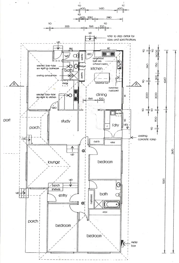 Floorplan of Homely house listing, 96 FITZROY AVENUE, Red Cliffs VIC 3496