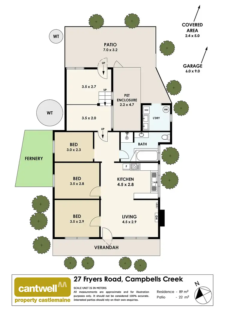 Floorplan of Homely house listing, 27 Fryers Road, Campbells Creek VIC 3451
