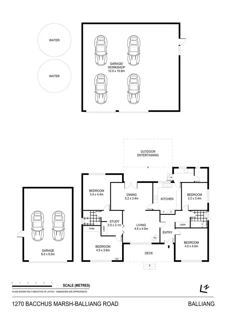 Floorplan of Homely house listing, 1270 Bacchus Marsh-Balliang Road, Balliang VIC 3340