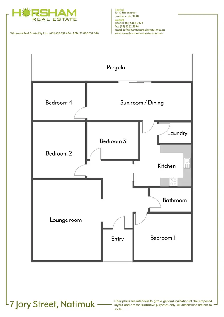 Floorplan of Homely house listing, 7 Jory Street, Natimuk VIC 3409