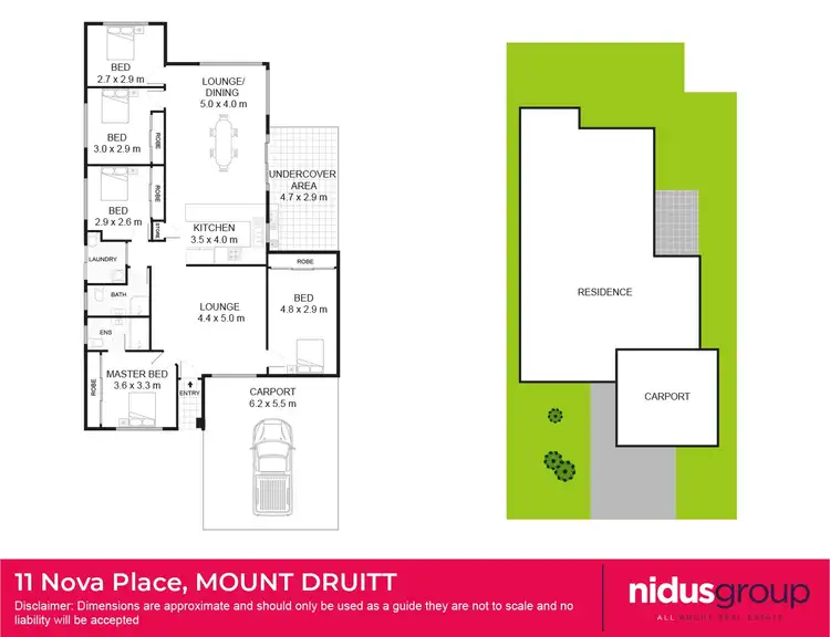 Floorplan of Homely house listing, 11 Nova Place, Mount Druitt NSW 2770