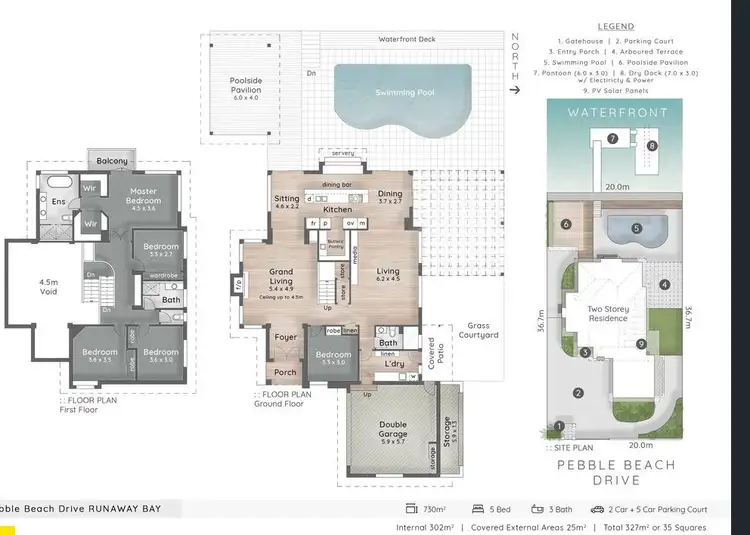 Floorplan of Homely house listing, 10 Pebble Beach Drive, Runaway Bay QLD 4216