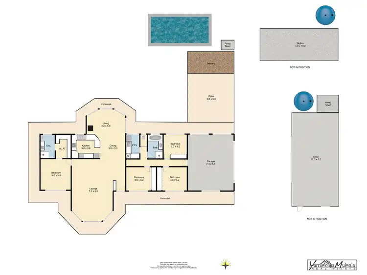 Floorplan of Homely house listing, 3 James Lillis Drive, Yarrawonga VIC 3730