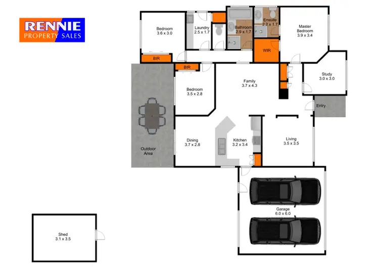 Floorplan of Homely house listing, 12 Glenrowan Street, Morwell VIC 3840