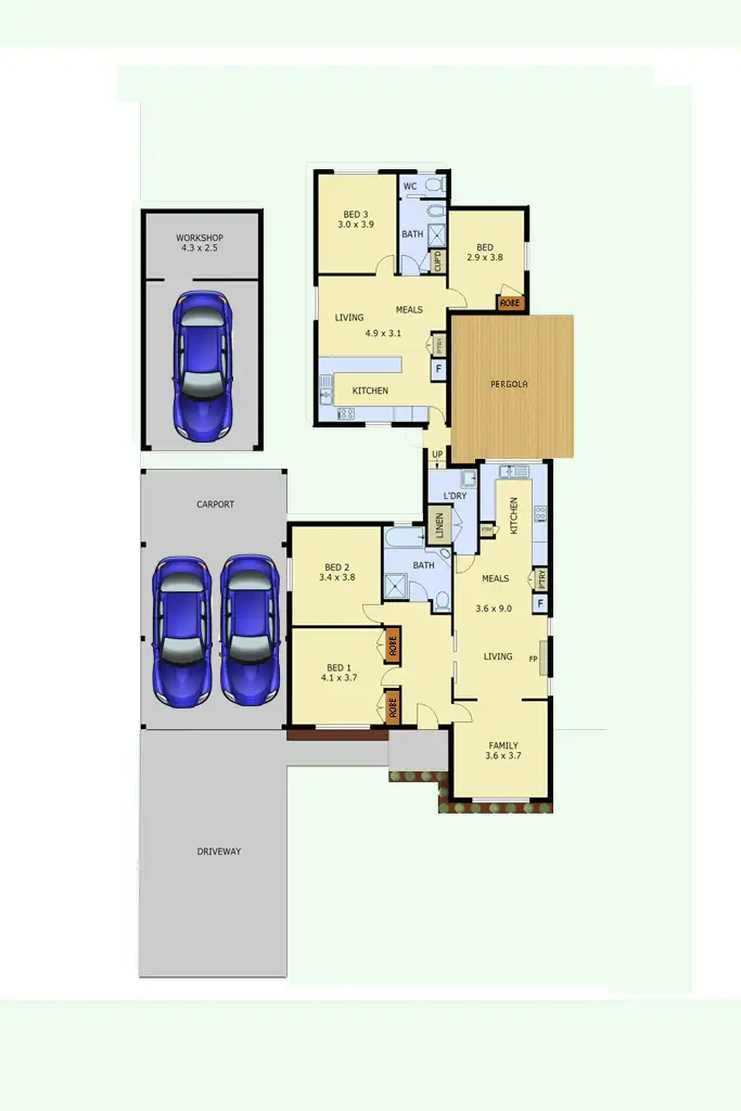 Floorplan of Homely house listing, 82 Elgin Street, Morwell VIC 3840