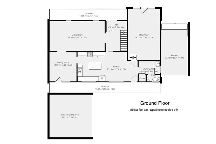 Floorplan of Homely house listing, 14 Crimea Street, Maryborough VIC 3465