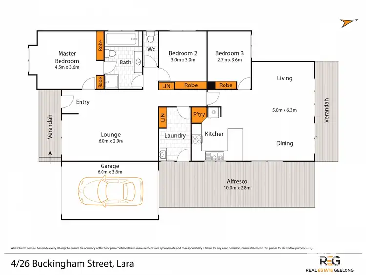Floorplan of Homely house listing, 4/26 BUCKINGHAM STREET, Lara VIC 3212