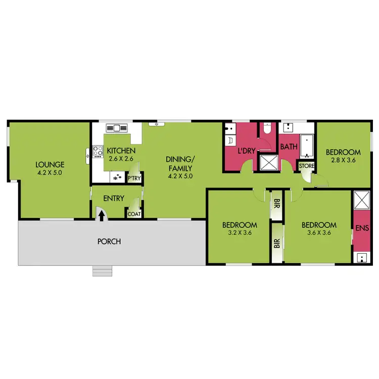 Floorplan of Homely house listing, 135 SOUTH VALLEY ROAD, Highton VIC 3216