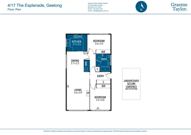 Floorplan of Homely apartment listing, 4/17 The Esplanade, Geelong VIC 3220