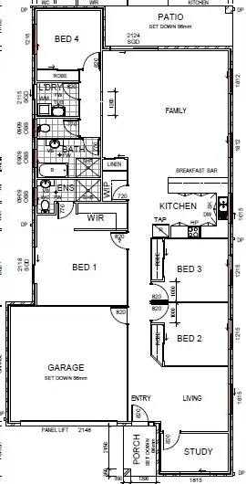 Floorplan of Homely house listing, 12 BLYTHDALE PLACE, Doolandella QLD 4077