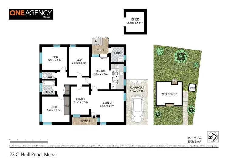 Floorplan of Homely house listing, 23 O'Neill Road, Menai NSW 2234
