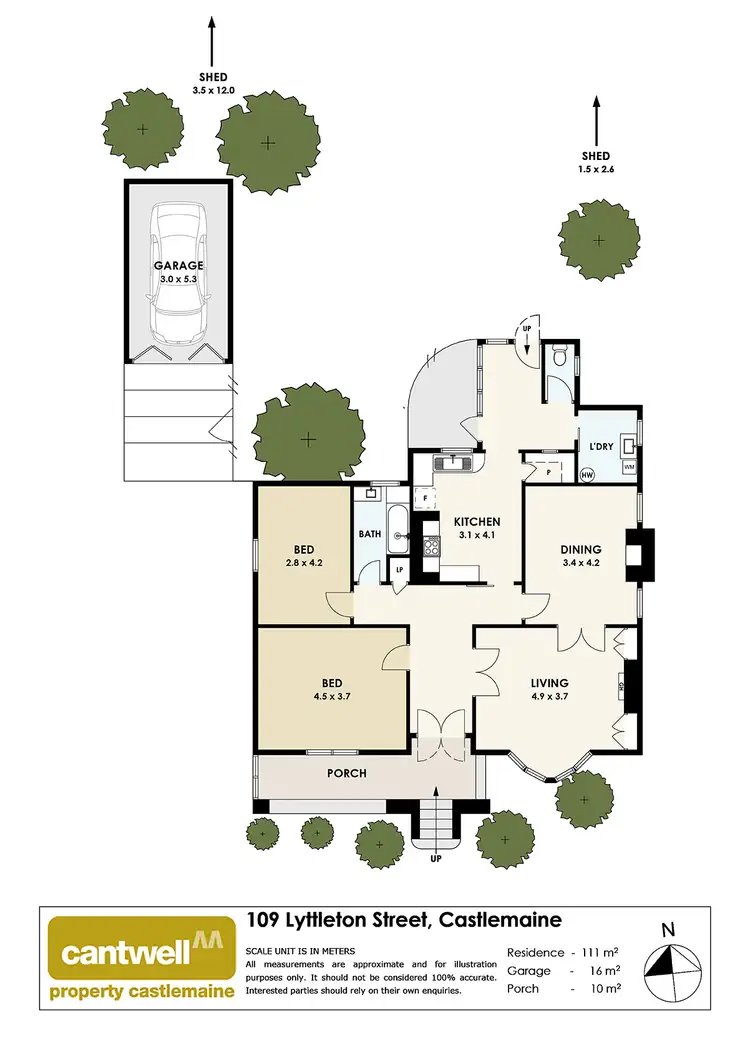 Floorplan of Homely house listing, 109 Lyttleton Street, Castlemaine VIC 3450