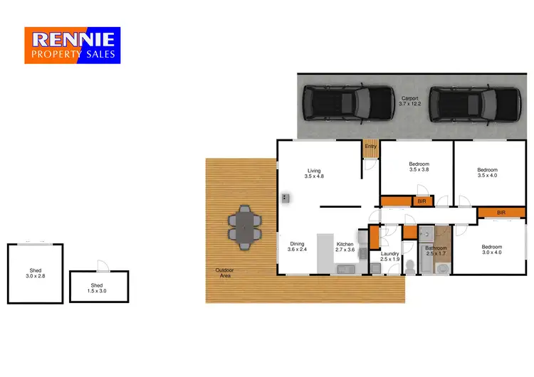 Floorplan of Homely house listing, 17 Bastin Street, Boolarra VIC 3870
