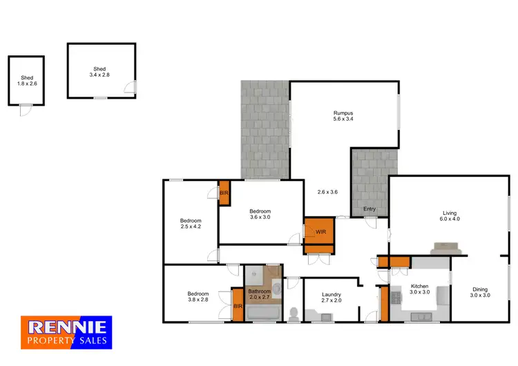 Floorplan of Homely house listing, 33 Kurt Street, Morwell VIC 3840