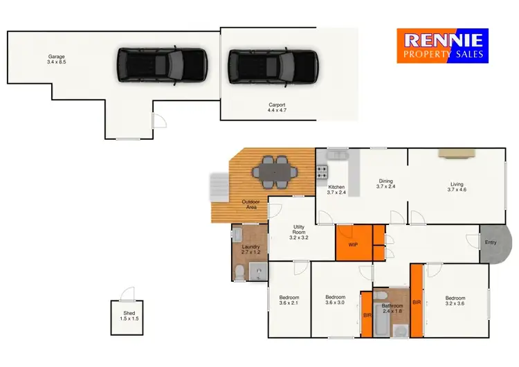 Floorplan of Homely house listing, 91 Maryvale Road, Morwell VIC 3840