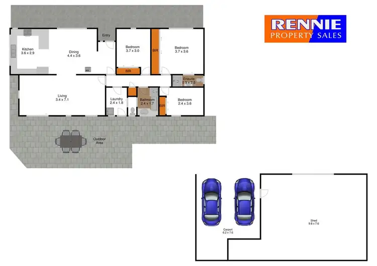 Floorplan of Homely rural property listing, 55 Withams Road, Yinnar VIC 3869