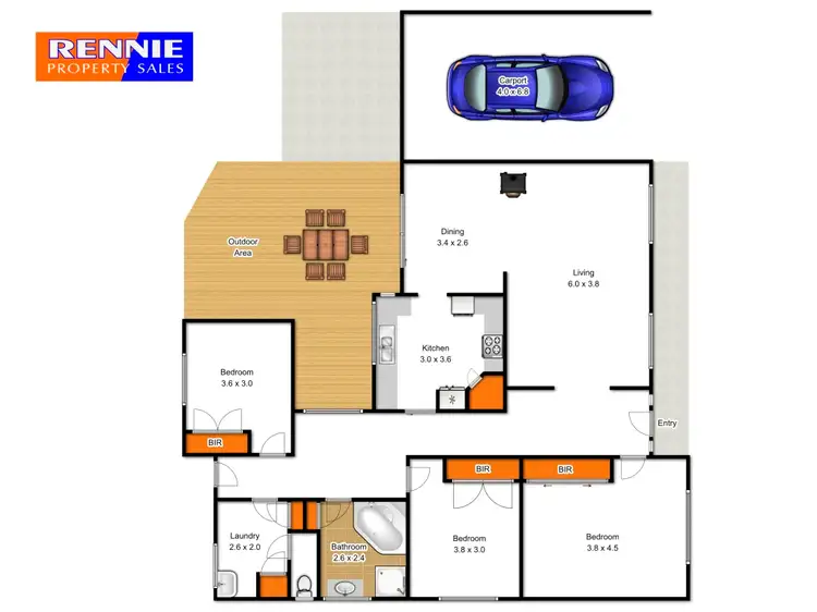 Floorplan of Homely house listing, 2 Hopkins Court, Yinnar VIC 3869