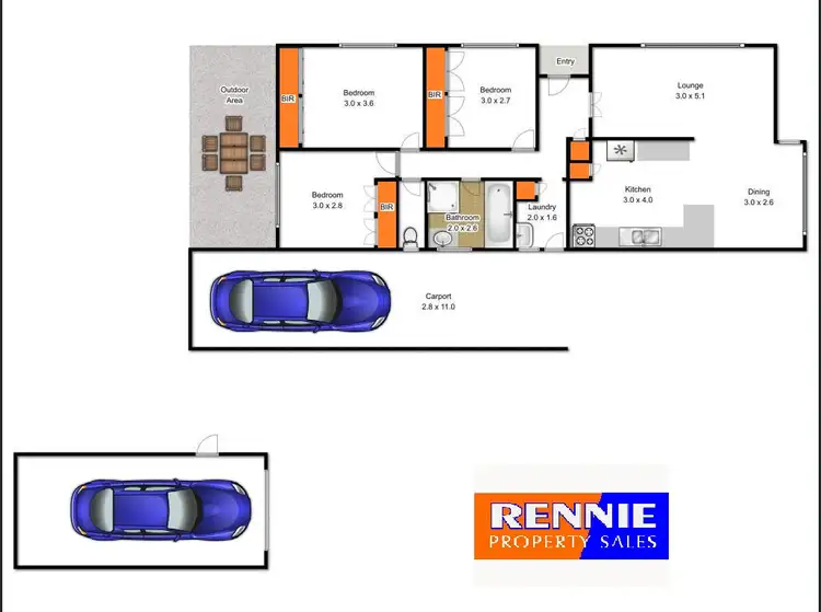 Floorplan of Homely house listing, 15 Saunders Crescent, Traralgon VIC 3844