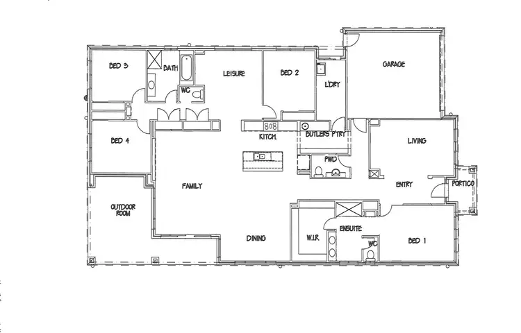 Floorplan of Homely house listing, 24 Ashley Avenue, Morwell VIC 3840