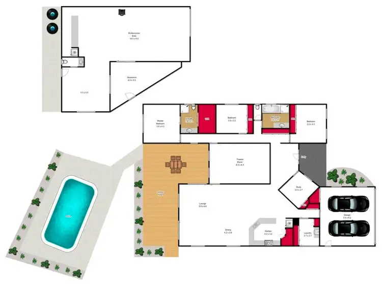 Floorplan of Homely house listing, 4 Jacob Court, Morwell VIC 3840