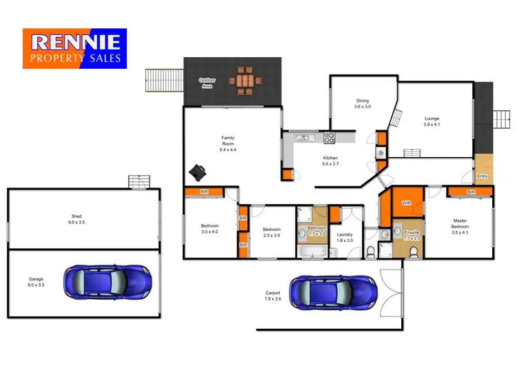 Floorplan of Homely house listing, 17 Kokoda Street, Morwell VIC 3840