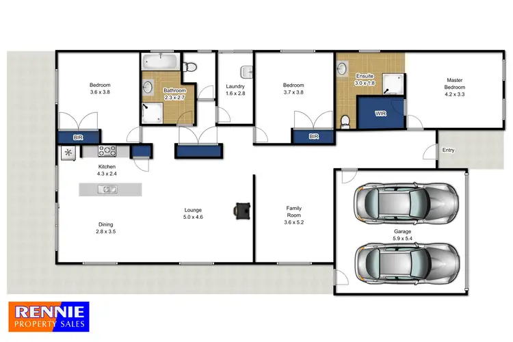 Floorplan of Homely house listing, 14 Albert Street, Yinnar VIC 3869