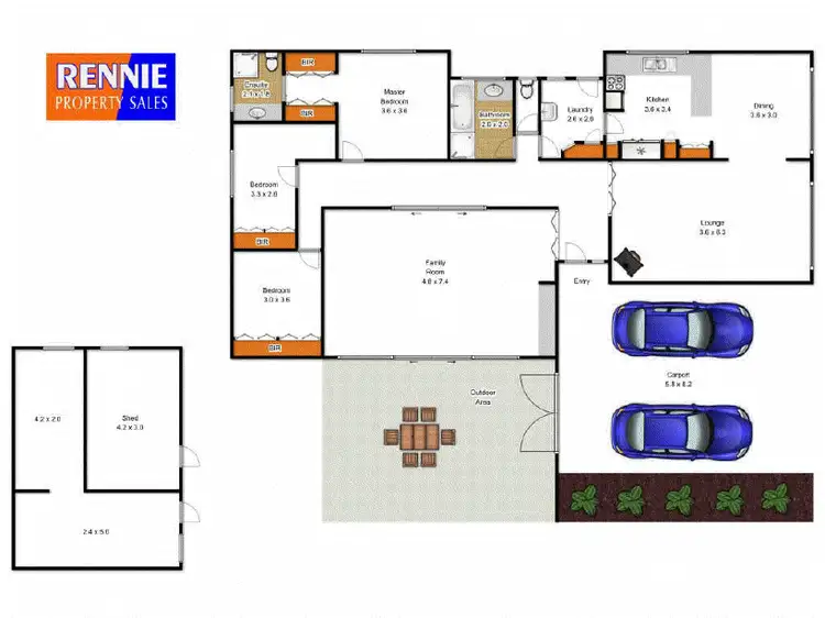 Floorplan of Homely house listing, 1 Airliebank Road, Morwell VIC 3840