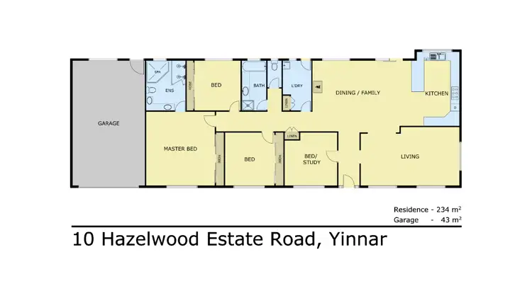 Floorplan of Homely rural property listing, 10 Hazelwood Estate Road, Yinnar VIC 3869