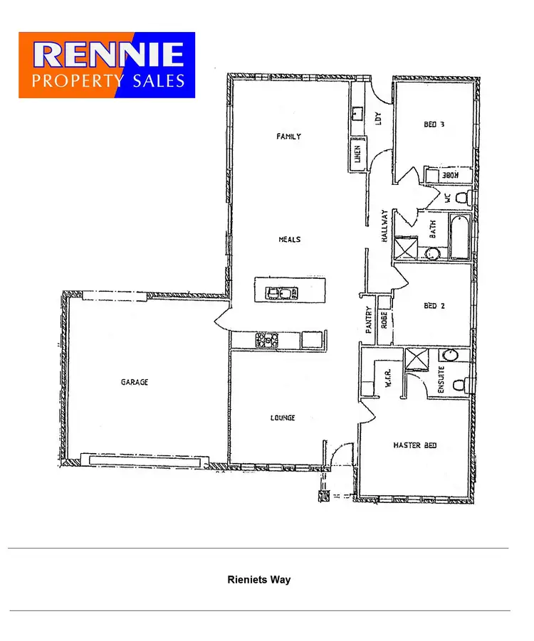 Floorplan of Homely house listing, 4 Rieniets Way, Yinnar VIC 3869