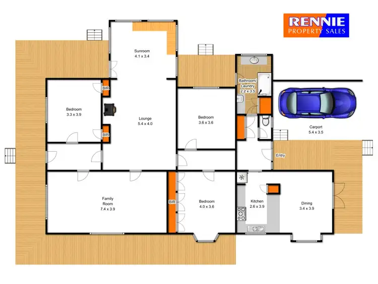 Floorplan of Homely rural property listing, 45 Healeys Road, Yinnar South VIC 3869