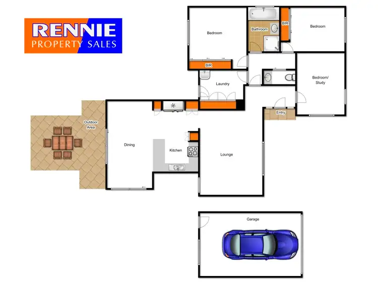 Floorplan of Homely house listing, 11 Kerrie Street, Morwell VIC 3840