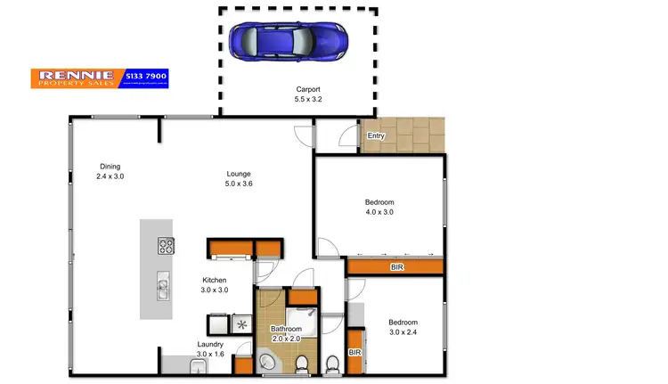 Floorplan of Homely unit listing, 1/43 Hazelwood Road, Morwell VIC 3840