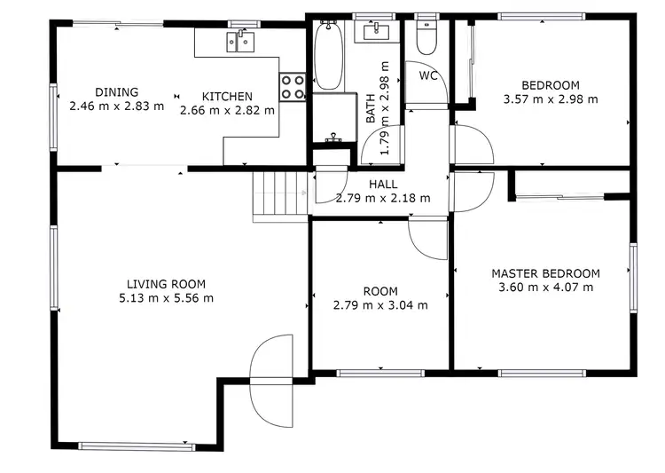 Floorplan of Homely house listing, 2 OGILVIE STREET, Bundamba QLD 4304