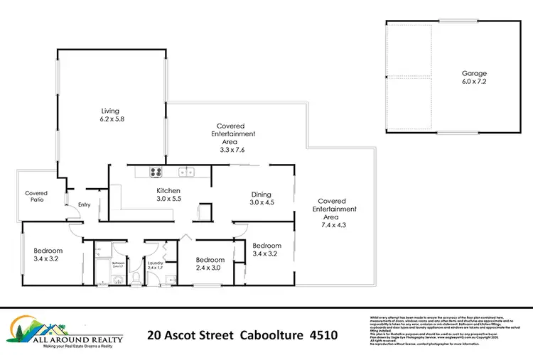 Floorplan of Homely house listing, 20 Ascot Street, Caboolture QLD 4510