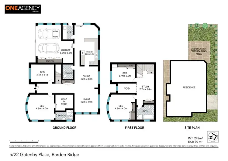 Floorplan of Homely townhouse listing, 5/22 Gatenby Place, Barden Ridge NSW 2234