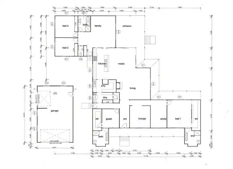 Floorplan of Homely rural property listing, 146 Brumby Drive, Woodhill QLD 4285