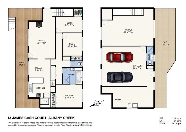 Floorplan of Homely house listing, 13 James Cash Court, Albany Creek QLD 4035