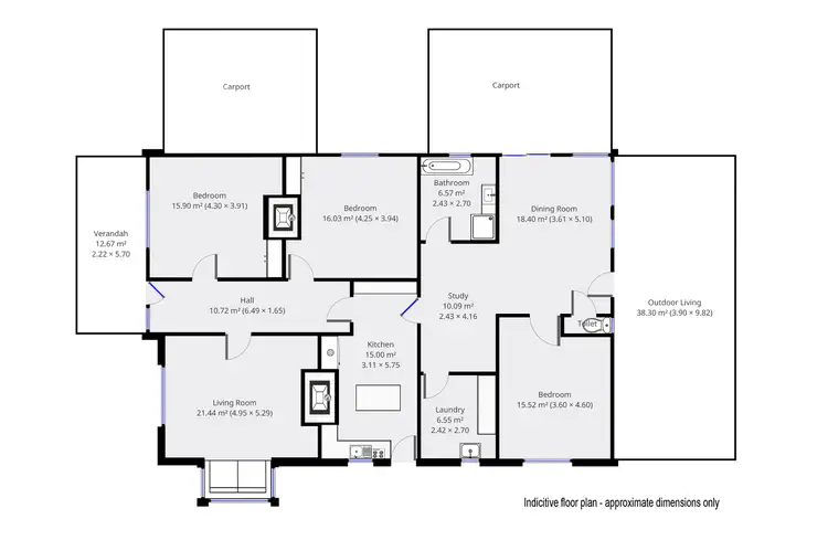 Floorplan of Homely house listing, 54 Palmerston Street, Maryborough VIC 3465
