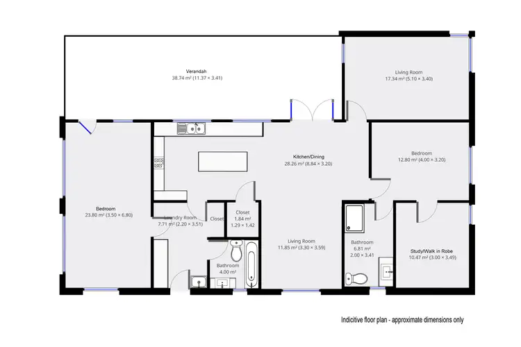Floorplan of Homely house listing, 32 Canterbury Street, Clunes VIC 3370